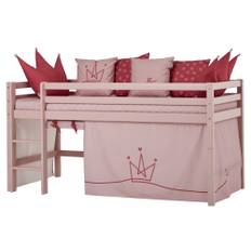 Hoppekids ECO Dream Halvhøj seng 90x200 - Pale Rose