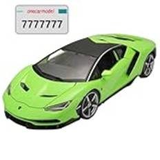 1:18 Aventador LP700-4 lämplig for Lamborghini sportbilssimuleringsbilmodell i legering (Color : LP770 green)