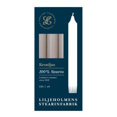 Liljeholmens - Kronljus 20,7 cm 4-pack dimgrå