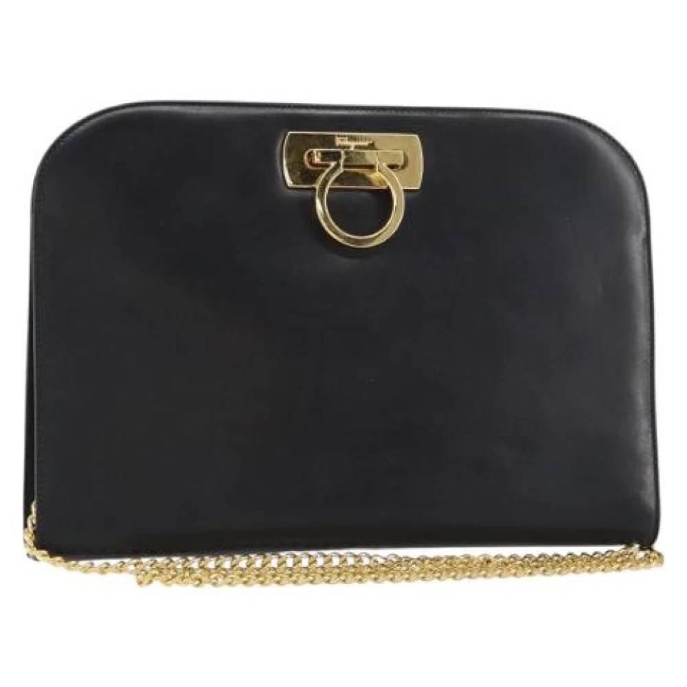 Salvatore Ferragamo Pre-owned - Pre-owned Läder Axelremsväska Vintage - Dam - ONE Size - Läder
