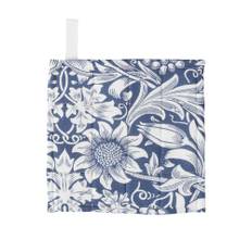 Klippan Yllefabrik - Sunflower Pot Holder Dark Denim - Grytlappar och grytvantar - William Morris - Blå