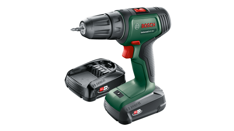 CORDLESS DRILL / SCREWDRIVER WITH TWO GEARS Universal Drill 18V