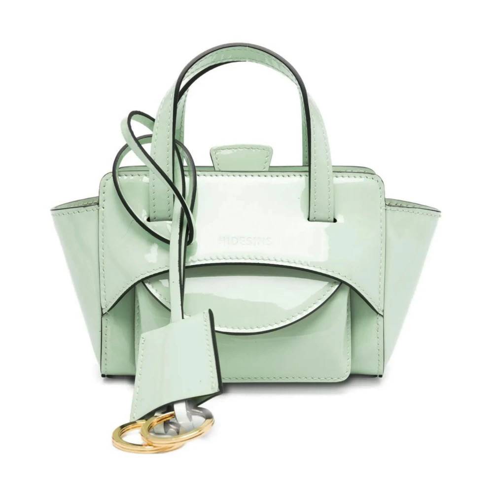 Hidesins Mini Taske - Tasker - Dame - Grøn - ONE SIZE - Bomuld
