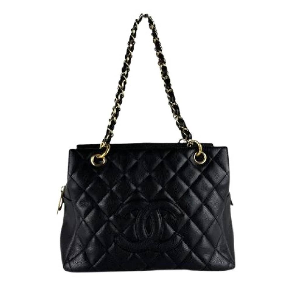 Chanel Vintage Pre-owned Vintage Skuldertaske - Vintage - Dame - Sort - ONE SIZE - Uld