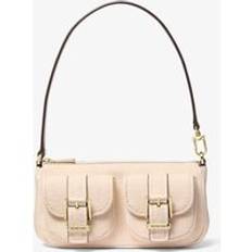 MK Zoe Small Sequined Pochette - Natural - Michael Kors