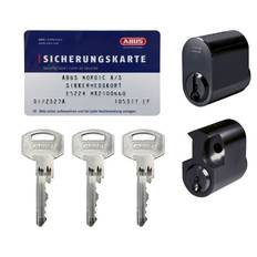 Abus Nx21 Sampak Mat Sort Med 1 Oval Og 1 Rokoko Cylinder - 5013302_8