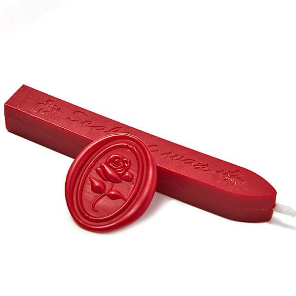 Läckvaxstavar för vintage-sigillstämplar Red