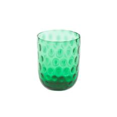 Danish Summer Glas Small Drops - Green - H 9 x D 7 cm - 25 cl