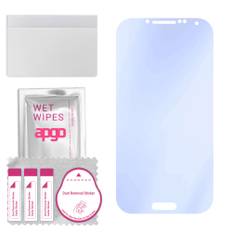 apgo Ultra-Clear 9H Hybrid protective glass compatible with Samsung Galaxy S4 Active i9295, flexible nano glass, great replacement for tempered glass,