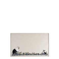 Moomin For Pets Silic Mat 60X40Cm Home Pets Food Bowls Grey Moomin