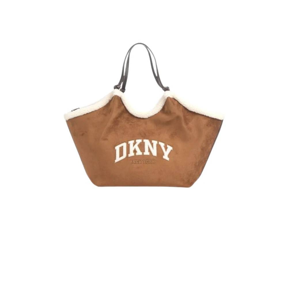 DKNY Paula Large Tote - Tasker - Dame - Brun - ONE SIZE - Uld