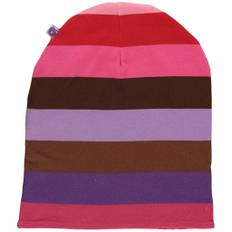 Småfolk Vändbar Randig Mönstrad Mössa Purple Heart 4-6 Y  Lila  4-6 år  kvinna