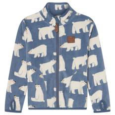 Kuling Northpole Fleece-jakke Polar Bear  110/116 cm  Blå  110/116 cm  unisex