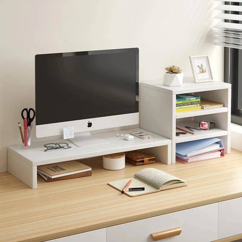Monitorstativ - Ergonomiskt laptopställ Skrivbordsorganisatör Tangentbordsförvaring