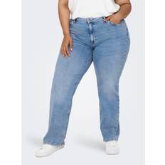 Carwilly Høj Talje Straight Fit Jeans - 42/34