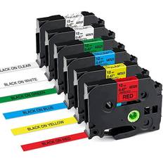 Kassettebånd Kompatibel Med Brother P-touch Tze-231 Tze-131 Tze-431 Tze-531 Tze-631 Tze-731 Tze Tz Tape 12mm Refill Til P Touch 1000 Pt H100lb H107 H