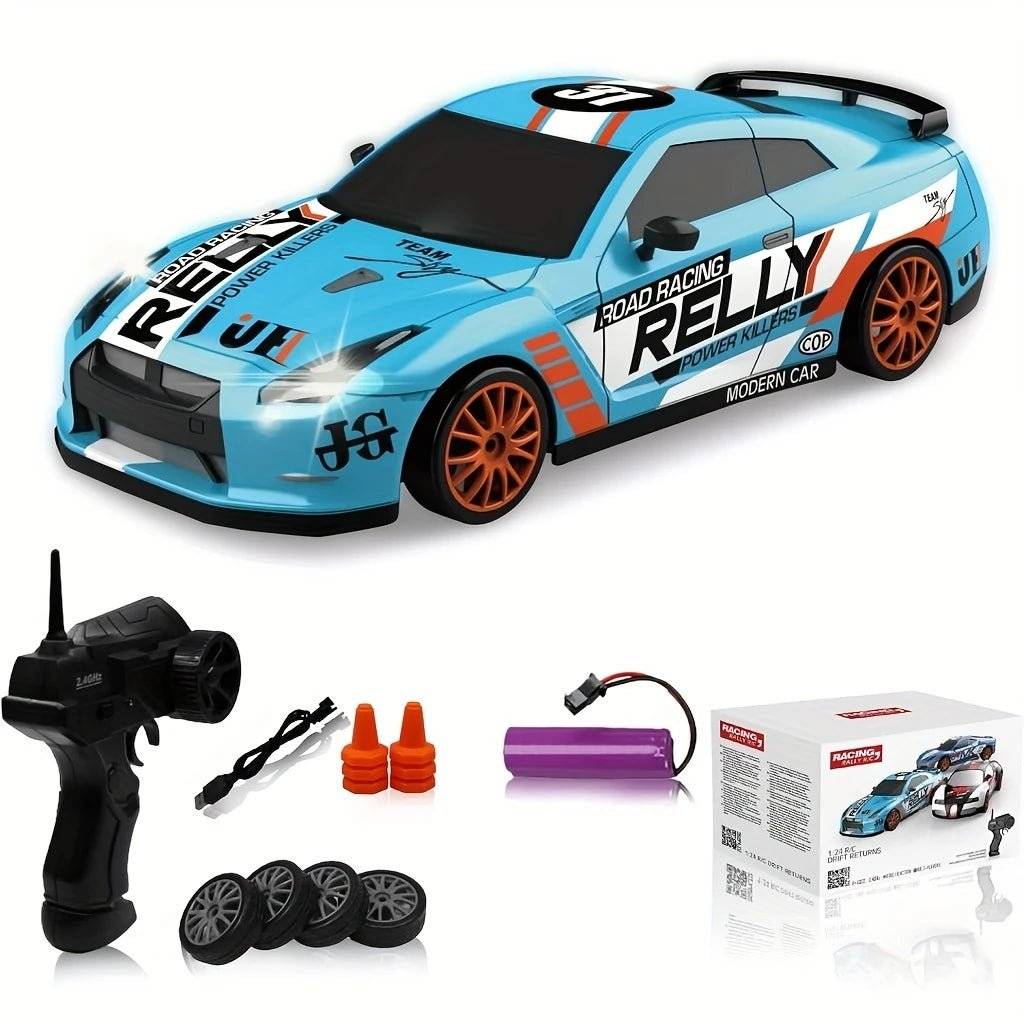 RC racerbil 2.4GHz – elektrisk fjärrstyrd bil för barn 6+