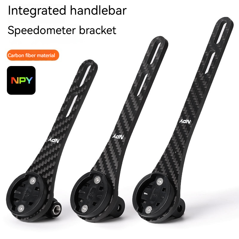 NPY Ultra-Light Carbon Fiber Road Bike Meter Holder Multi-Function Stopwatch Speedometer Holder Suitable For Garmin Bryton Gopro