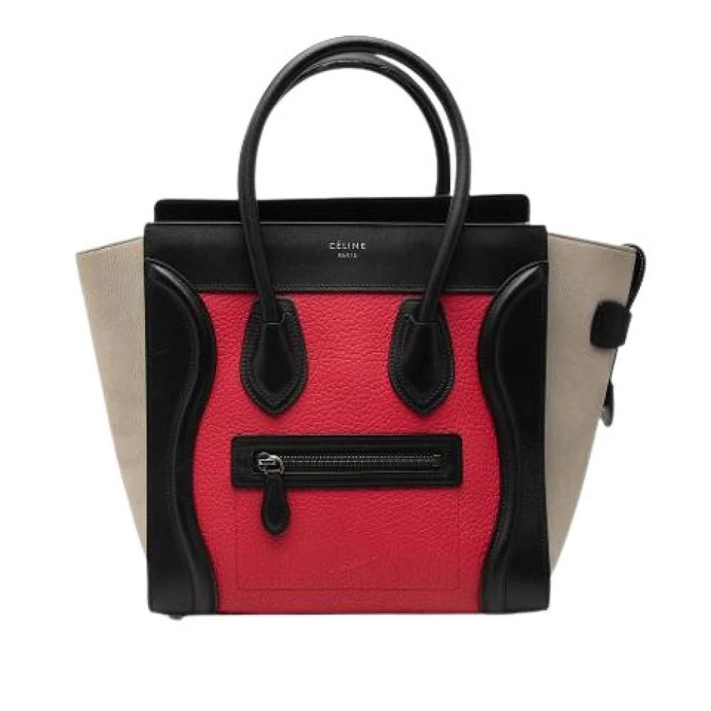 Celine Vintage Pre-owned Luggage Tote - Vintage - Dame - Flerfarvet - ONE SIZE - Læder