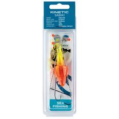 Kinetic Sabiki Pro plattfisk 90g gul/röd