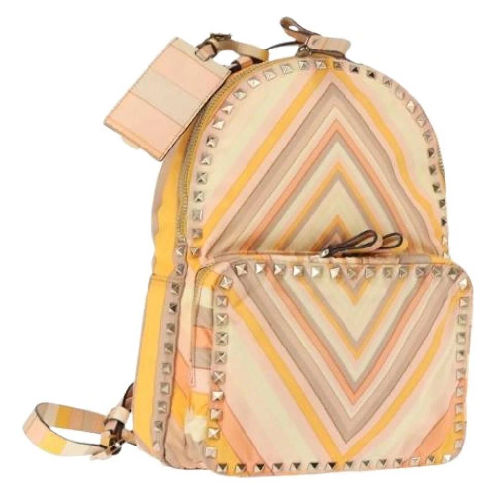Valentino Vintage Pre-owned Nylon Rygsæk - Vintage - Dame - Flerfarvet - ONE SIZE - Nylon