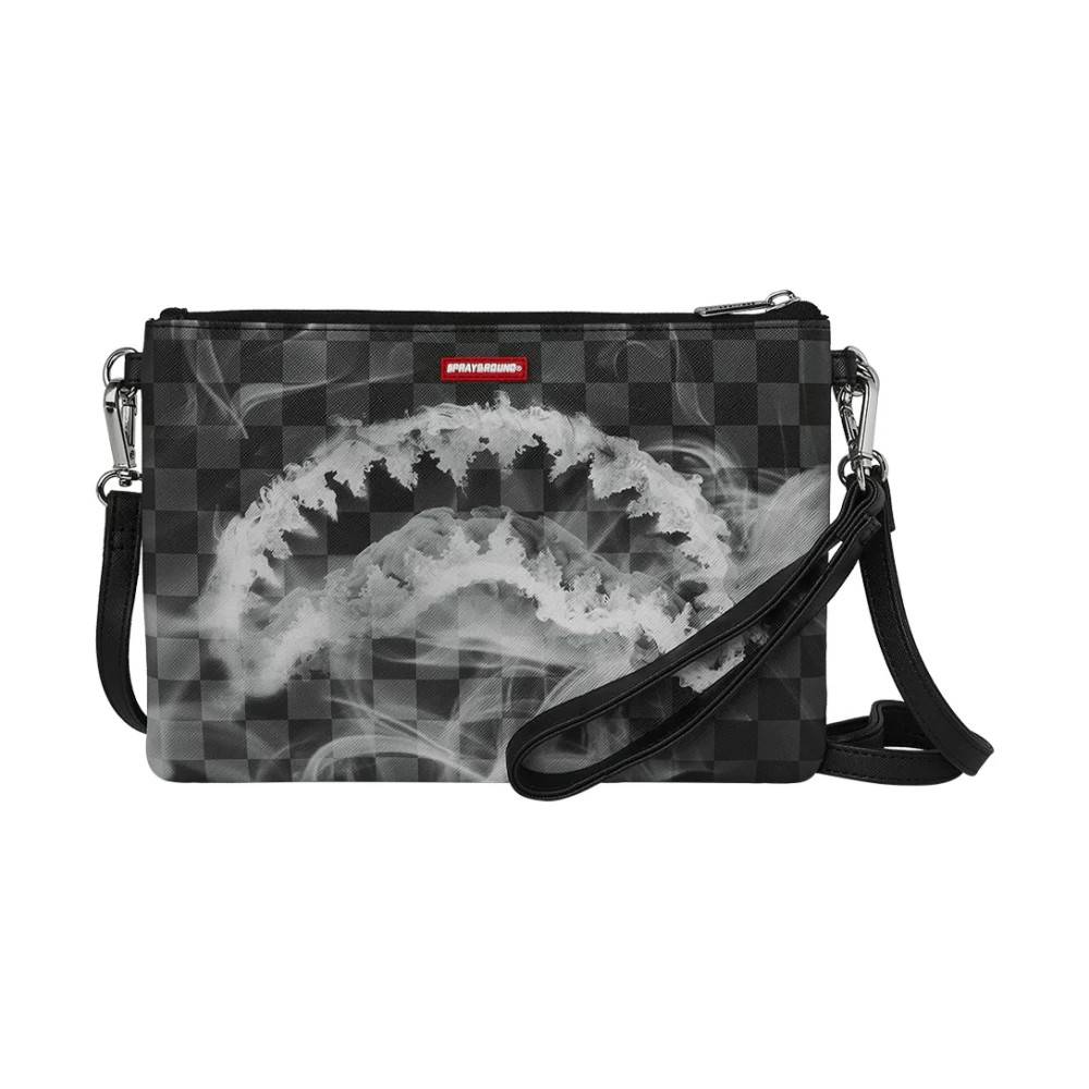 SPRAYGROUND Sip N’ Smoke Crossover Clutch - Tasker - Herre - Grå - ONE SIZE - Uld