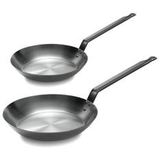 Lyonnaise stekpanneset, 28 cm & 20 cm - Stål (Ø 28 cm och ø 20 cm)
