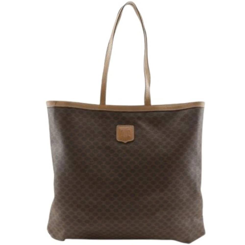 Celine Vintage - Pre-owned Macadam PVC Tote Bag Vintage - Dam - ONE Size -