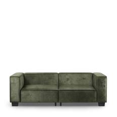 Riviera Maison - Hampton Heights Soffa 3,5-sits, sammet I, murgröna