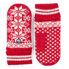 Hestra Kid's Nordic Junior Mitt Handsker Børn størrelse 4 farve rød/pink