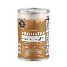 Monster wet food 400 grams Single Protein Turkey