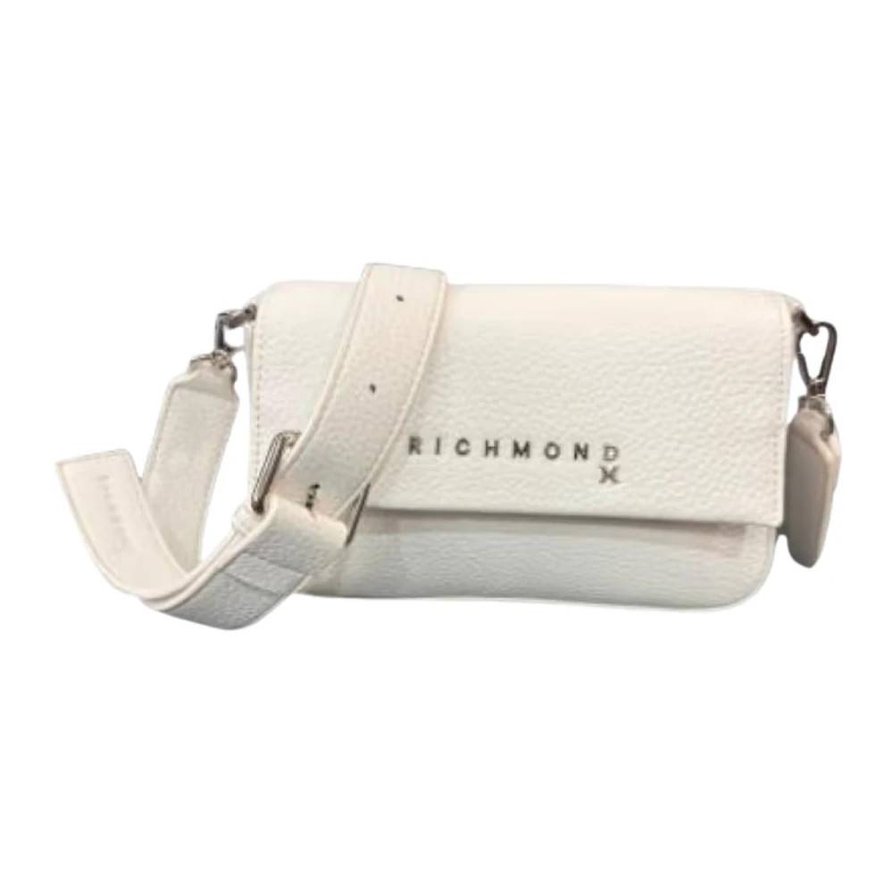 John Richmond Crossbody Taske - Tasker - Dame - Hvid - ONE SIZE - Uld