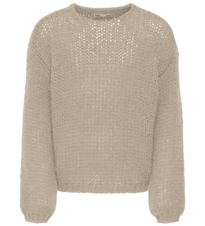 Kids Only Bluse - Strik - KogNordic - Humus - Kids Only - 11-12 år (146-152) - Bluse