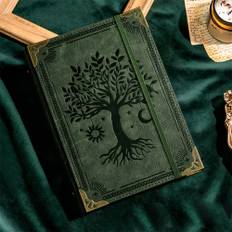 TEMU Life Tree Journals Notebook Gift Set - A5 Binder Writing Hard Shell Notebook, Vintage Leather Suitable For Writing,poets,travelers,as A Diary Dnd Gift