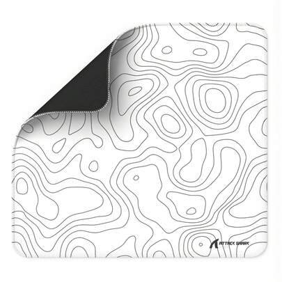 ATTACK SHARK CM02 ESports Gaming Mouse Pad, vattenavvisande beläggning, stor musmatta, tungt texturerad slät kontrollyta, halkfri gummibotten, mikrost - Multi-color (F)