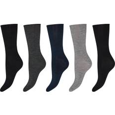 Decoy - Bamboo Socks 5pk - Lysegrå Grå Sort Navy