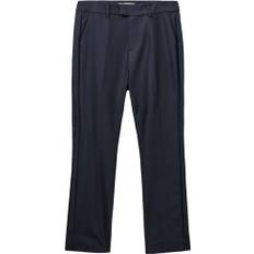 Mos Mosh Ellen Night Pant Kvinde Navy Bukser Med Lige Ben Str 44/Regular - hos Magasin