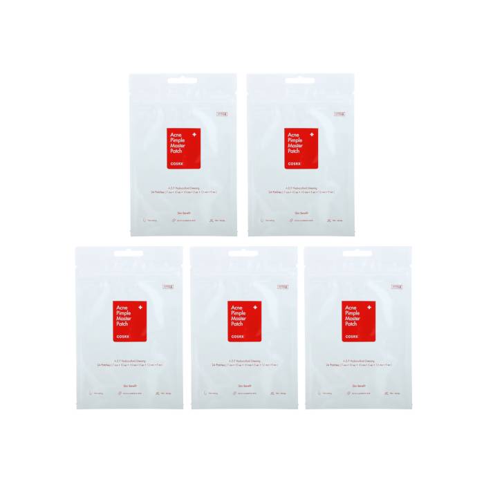 COSRX - Acne Pimple Master Patch (5ea) Set - black
