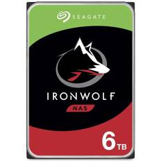 Seagate IronWolf hårddisk ST6000VN001 6TB 3,5" SATA-600 5400rpm