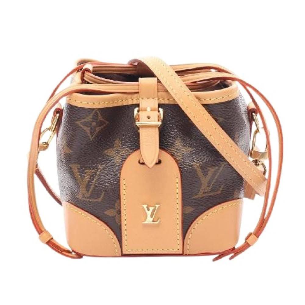 Louis Vuitton Vintage Pre-owned Noe Taske Monogram Skuldertaske - Vintage - Dame - Brun - ONE SIZE - Uld