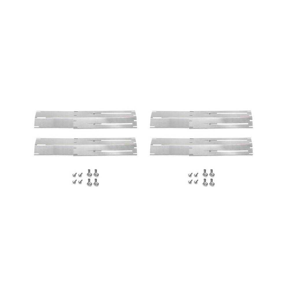 Adjustable Stainless Steel Heat Plate BBQ Gas Grill Replacement Set Outdoor Cooking Accessories Kit for Kitchen 4PCS