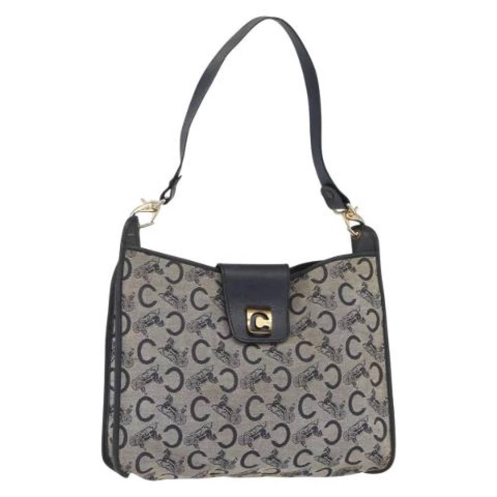 Celine Vintage Pre-owned Vintage Skuldertaske - Vintage - Dame - Flerfarvet - ONE SIZE - Uld