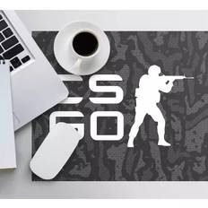 Cs go spil gaming vinyl musemåtte
