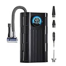 Luftkompressor för bil, elektrisk däckpump | Smart luftpump för bil | Multifunktionella biltillbehör, bärbar smart autopump för bollar, bil, motorcykel, cykling