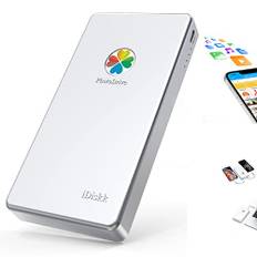 iDiskk MFi-certifierad 4 TB Lightning-extern hårddisk för iPhone med inbyggda 3 kablar, 3-i-1 USB-C bärbar hårddisk för TYPE-C-enheter, fungerar med de senaste iPhone/iPad/Mac/PC och USB-C-mobilerna