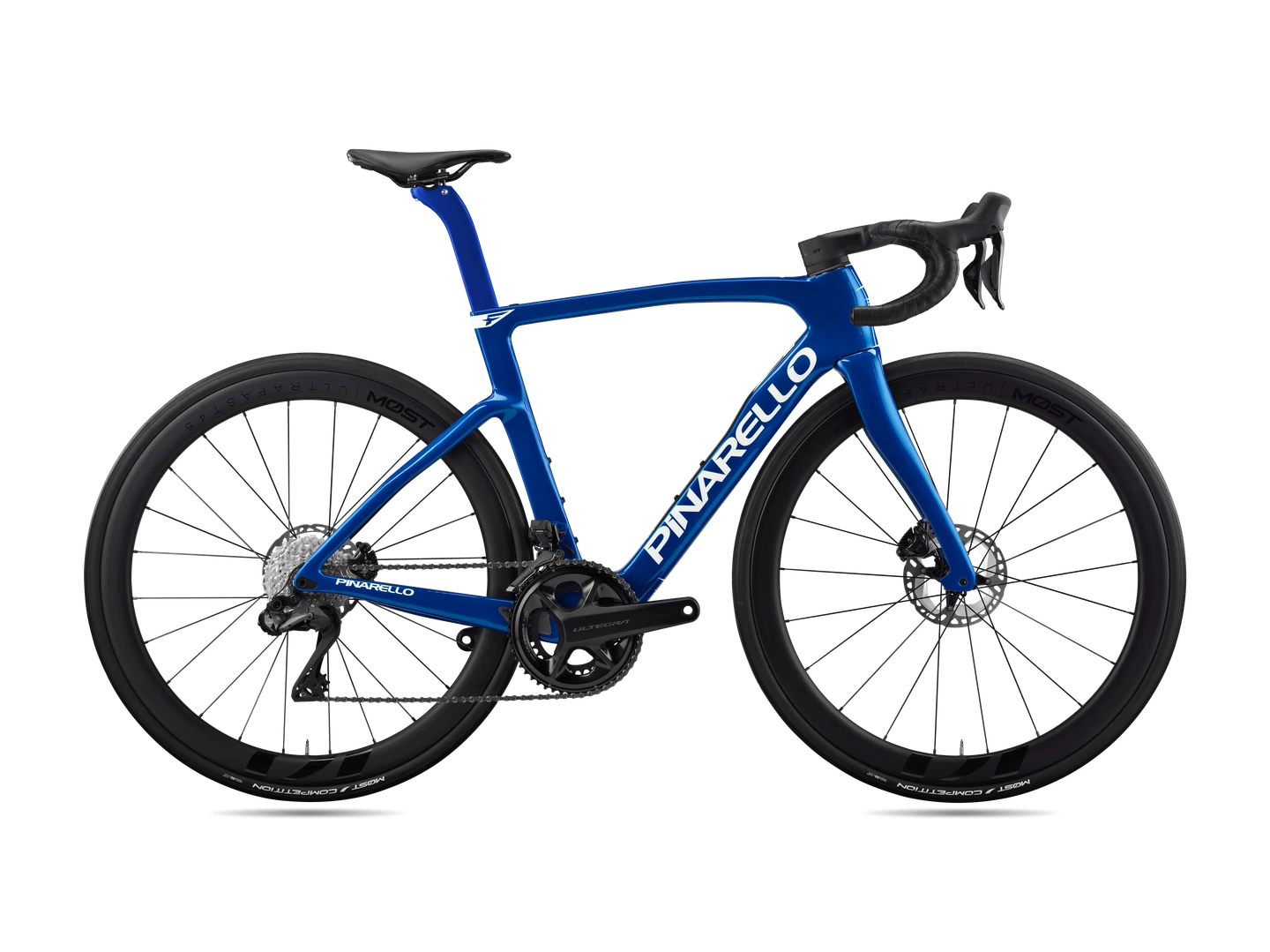 Pinarello F7 2025 - Shimano Ultegra Di2 2×12sp - MOST Ultrafast 45 - 064 / 43 / Victoria Blue Shiny (43)