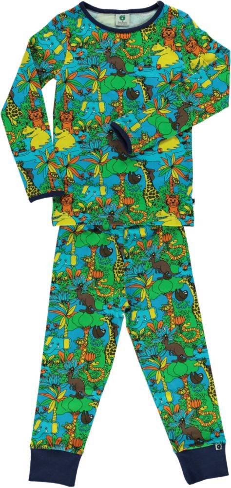 Nattøj jungle - Blue / 1-2