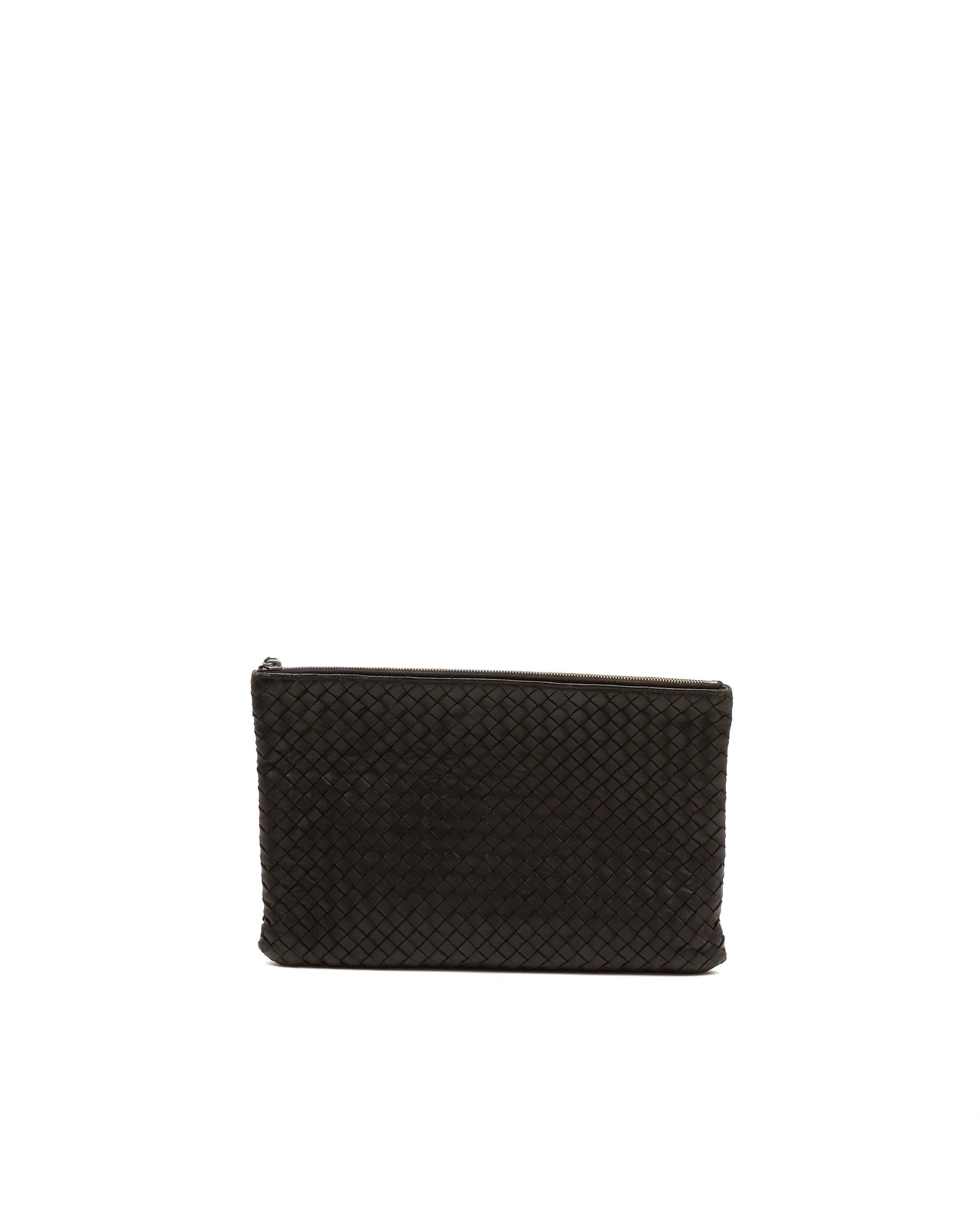 Bottega Veneta Intrecciato Pouch - Black - One Size