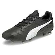 PUMA - Mens King Platinum 21 Fg/Ag Shoes, Size: 7 M US, Color Black White