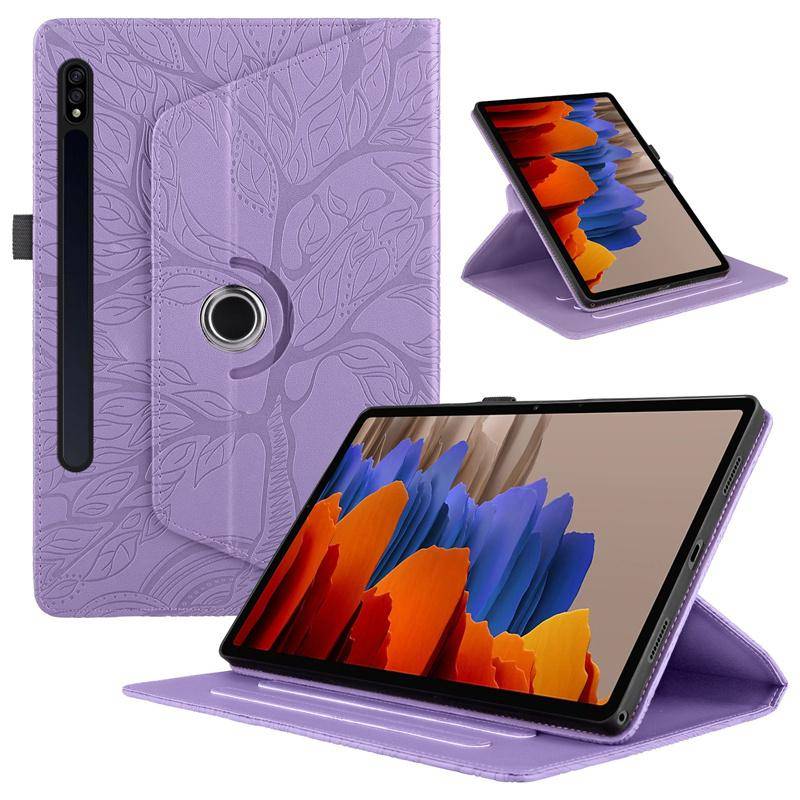 Roterbart surfplattfodral för Samsung Galaxy Tab S10 Lite S9 FE 10,9 tum Fodral Tab A9 Plus S9 S8 S7 S11 11 S10 Plus 12,4 tum Funda rosa guld färg